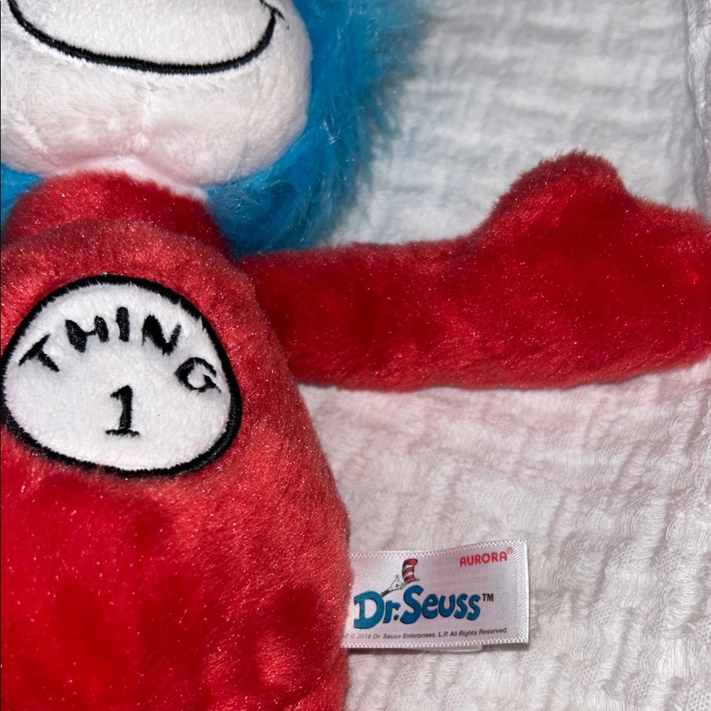 Dr. Seuss Red, Blue, and Yellow Plush Trio - Picture 7 of 16